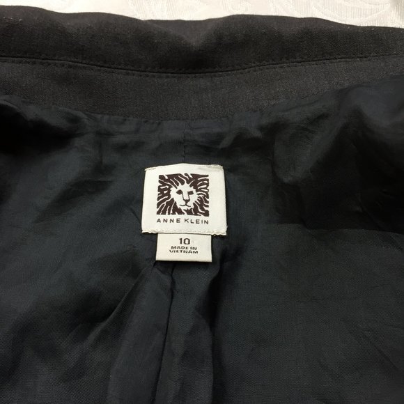 Anne Klein Black Size 10 Jacket/ Blazer - Picture 3 of 8